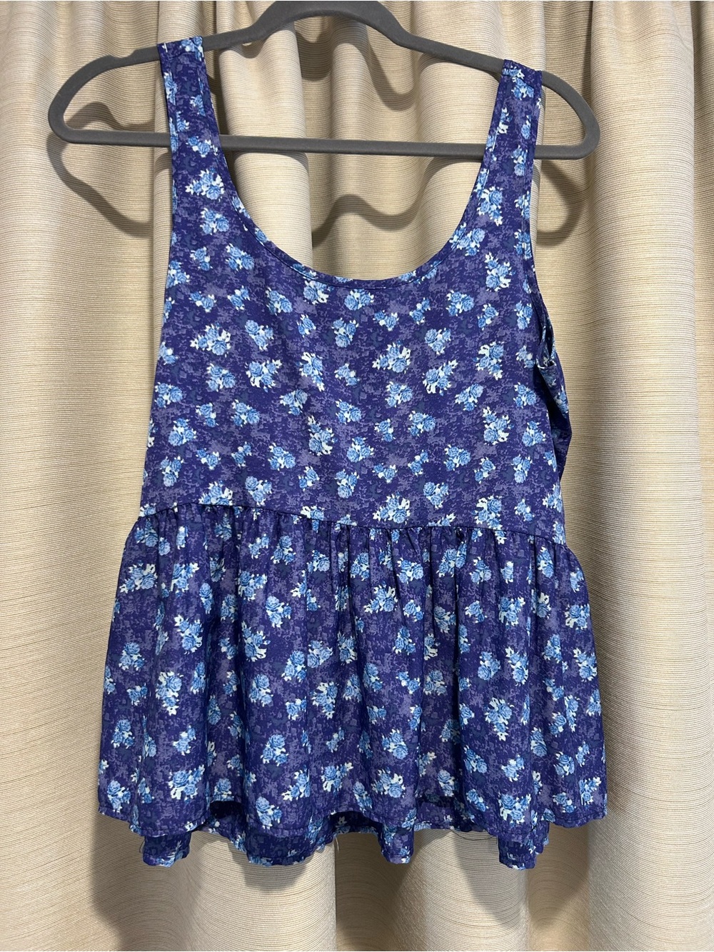 American Eagle Peplum Tank Top